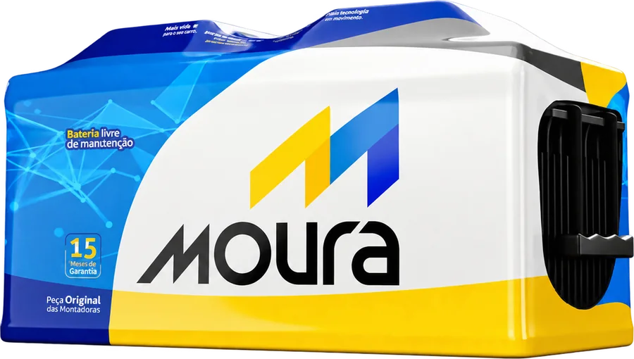 Bateria Moura de 150 Ah para linha pesada